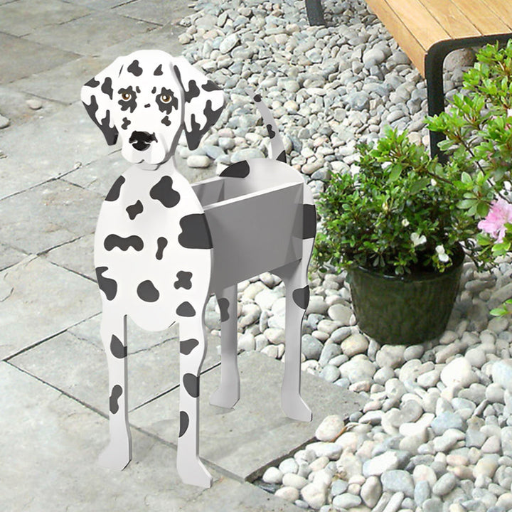 Dalmatians Patterned Flower Pot