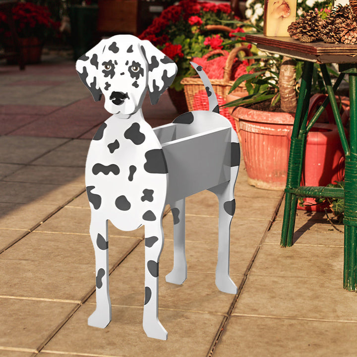 Dalmatians Patterned Flower Pot