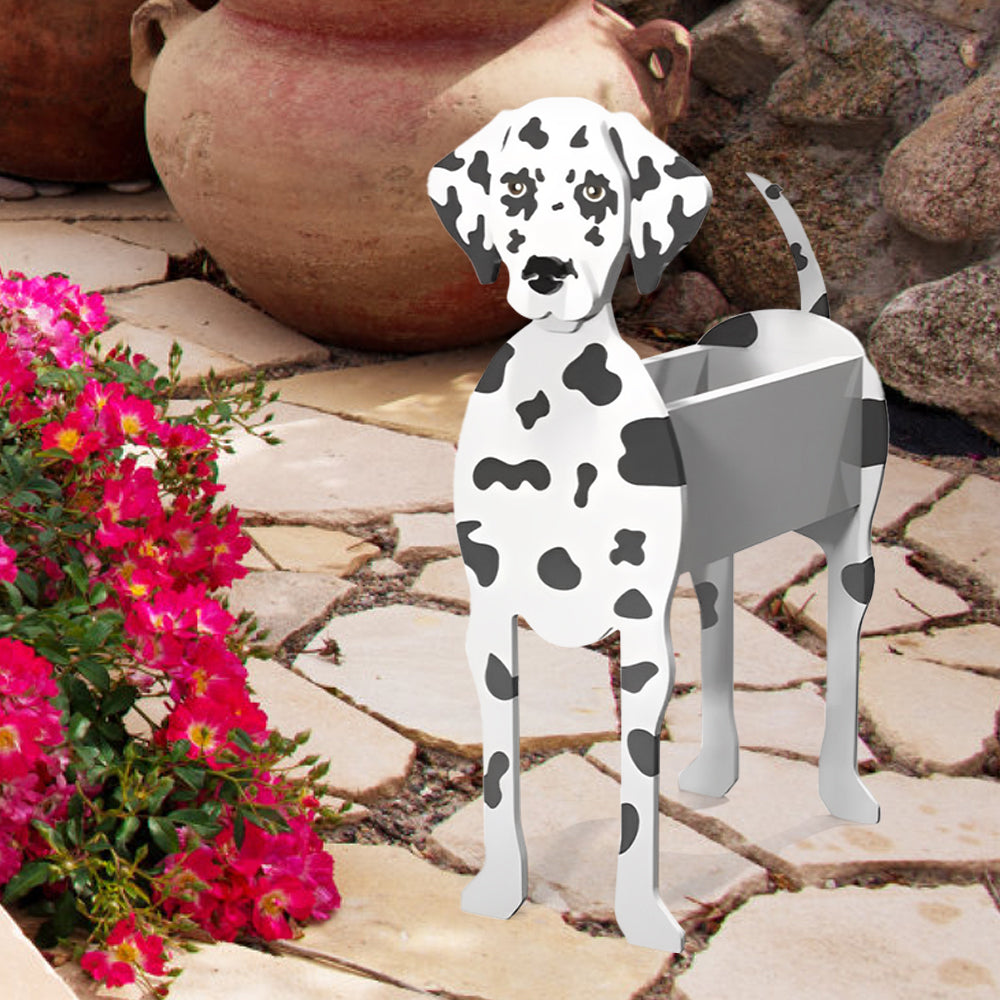 Dalmatians Patterned Flower Pot