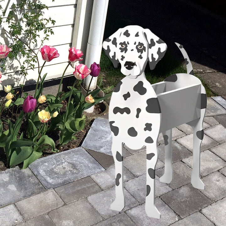 Dalmatians Patterned Flower Pot
