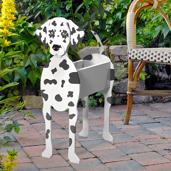 Dalmatians Patterned Flower Pot