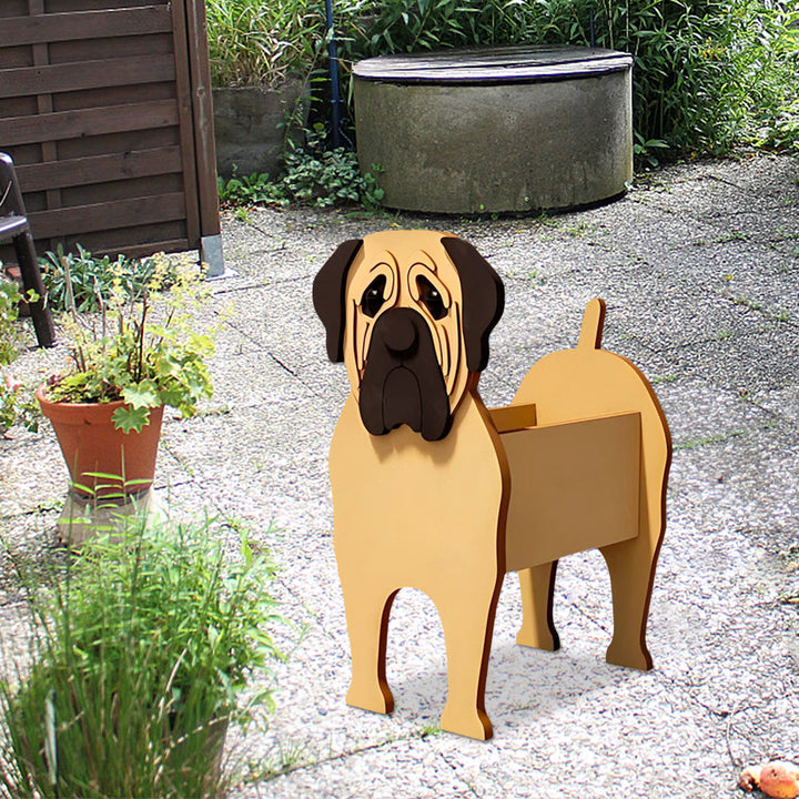 Englischer Mastiff Pflanzgefäß