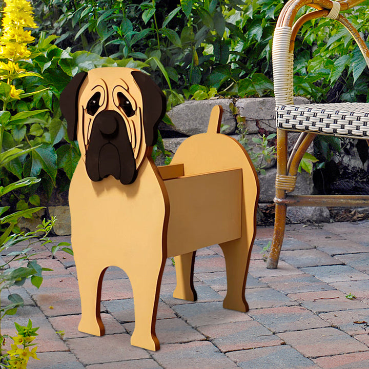 Englischer Mastiff Pflanzgefäß