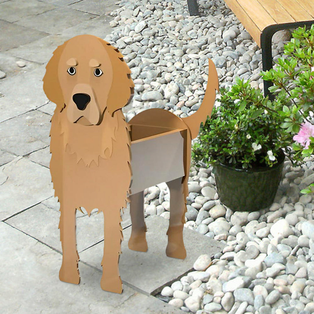 Golden Retriever Pflanzentopf