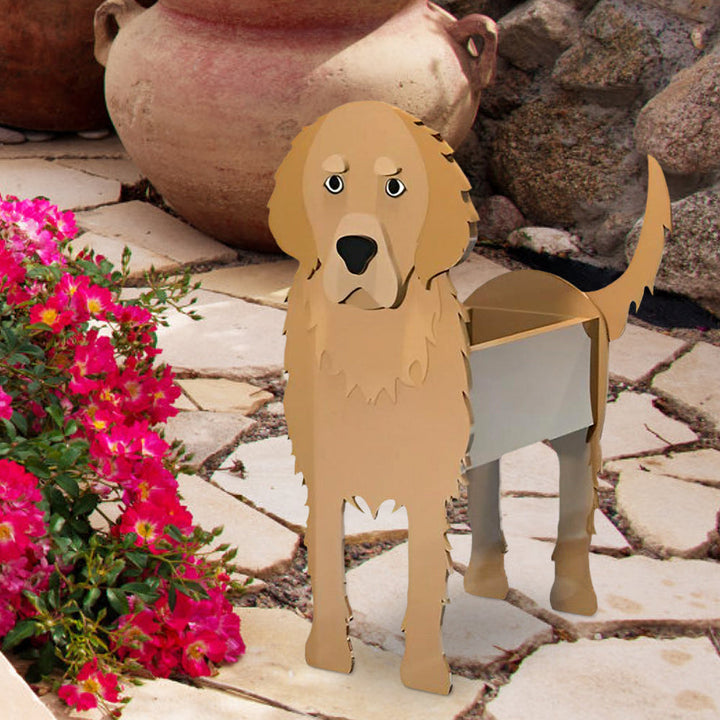Golden Retriever Pflanzentopf