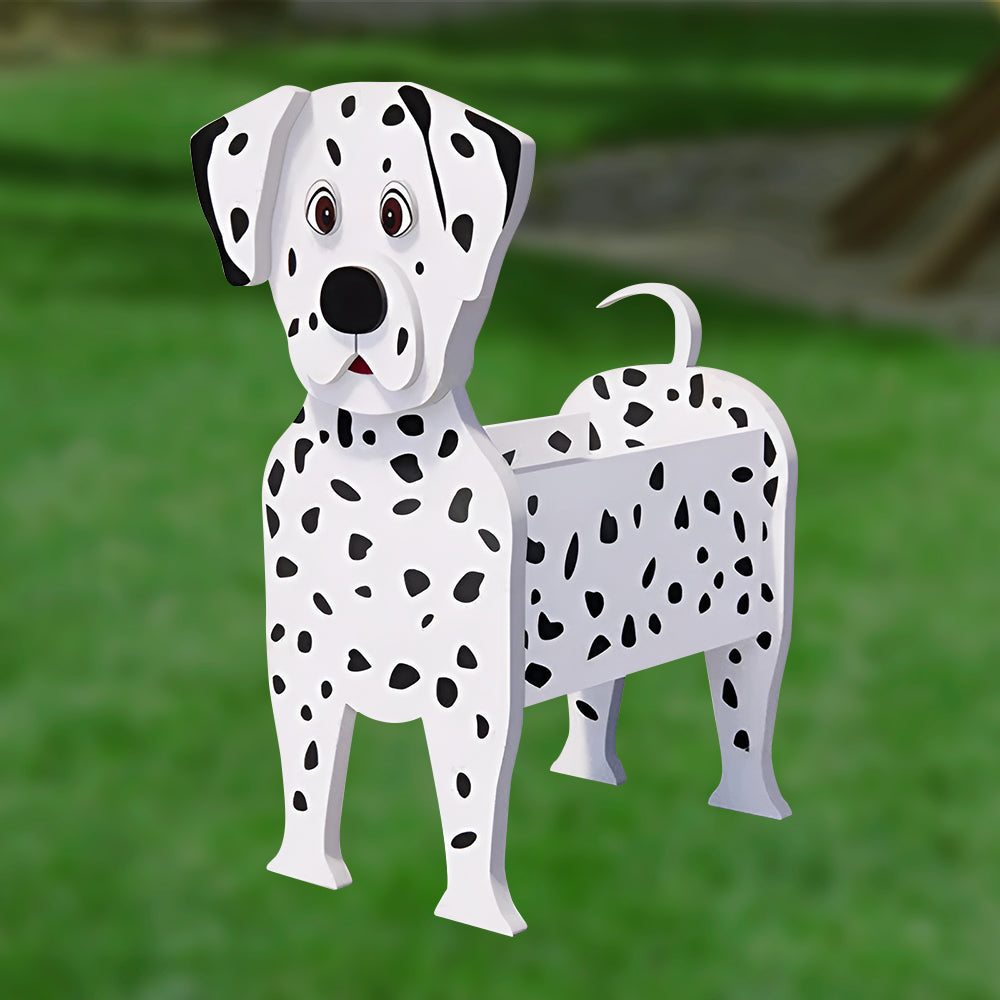Dalmation Flower Pot