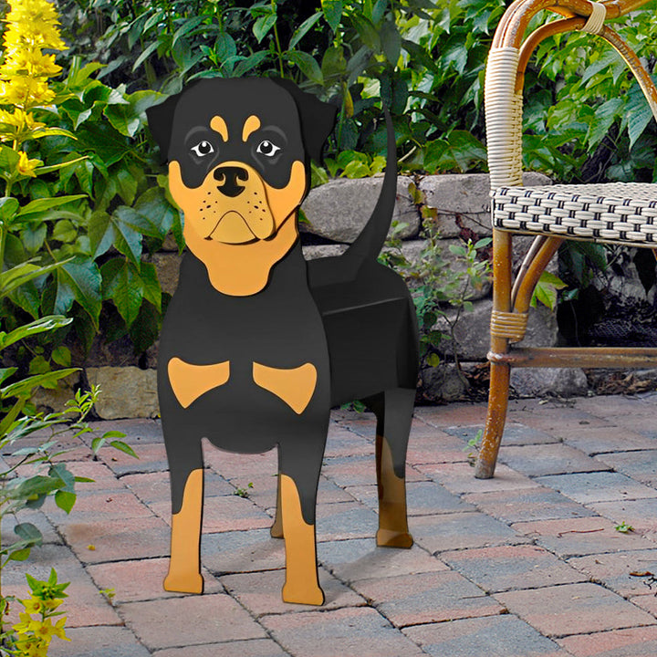 Rottweiler Pflanzentopf