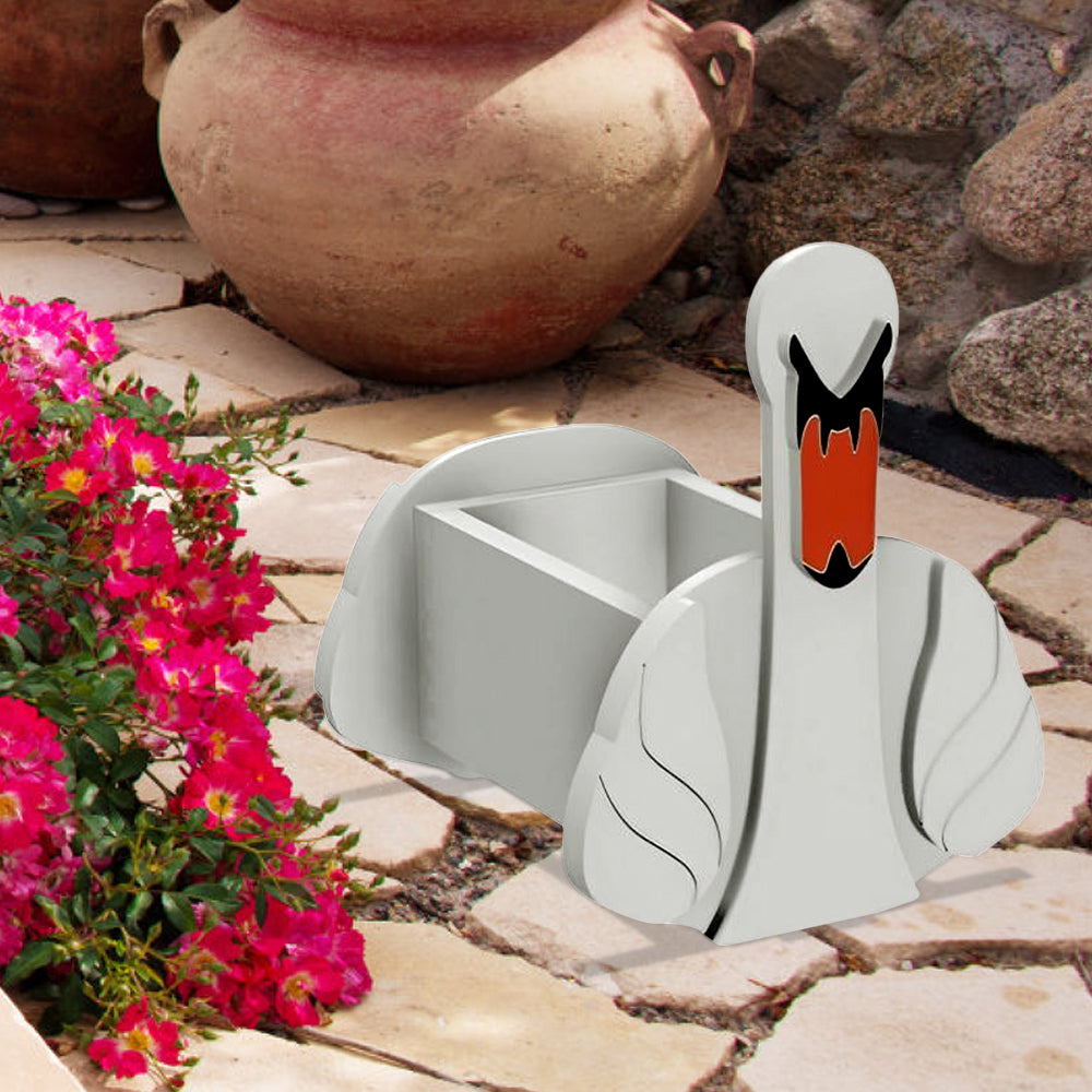 Schwan Blumenpot
