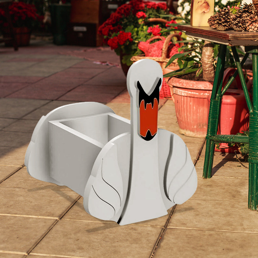 Schwan Blumenpot