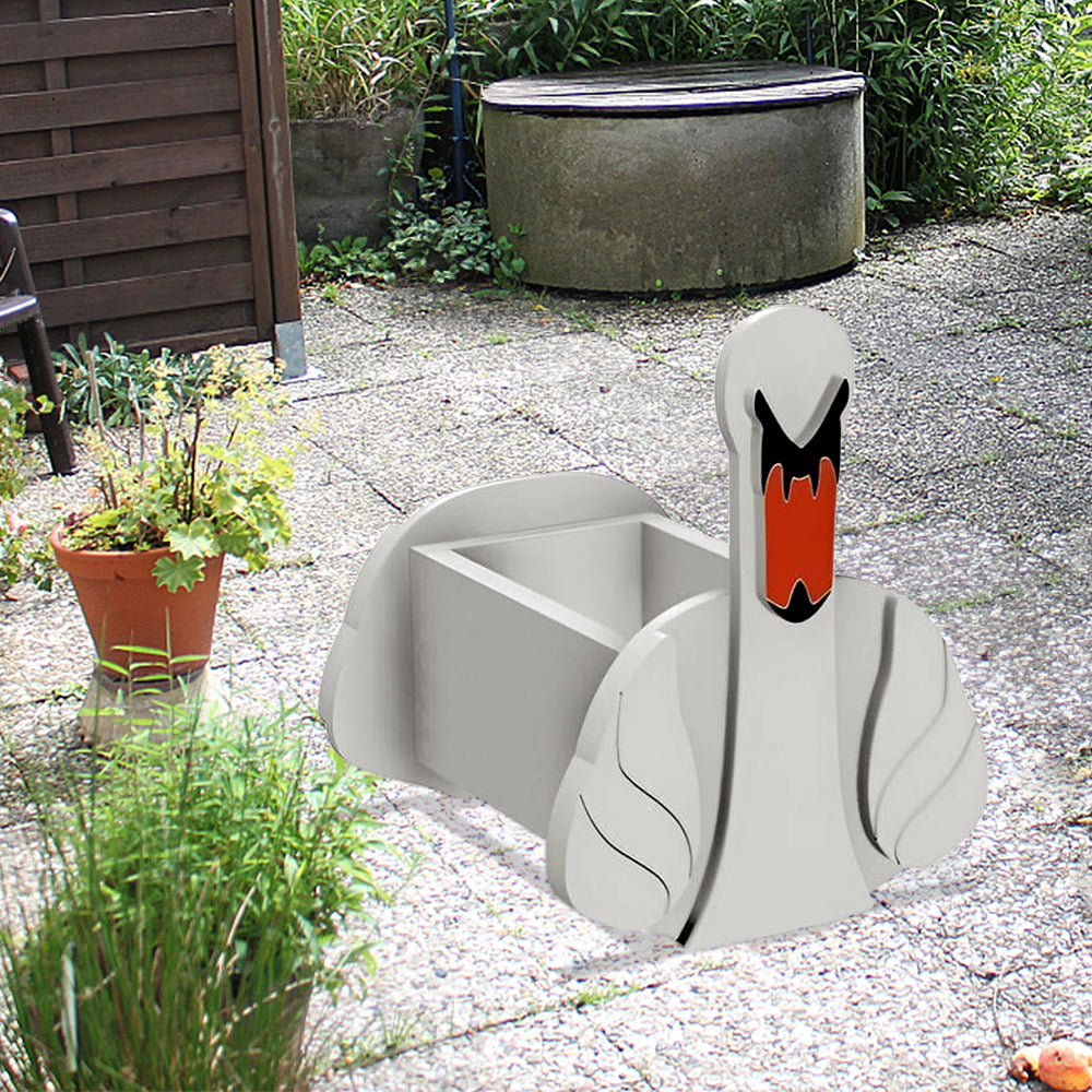 Schwan Blumenpot