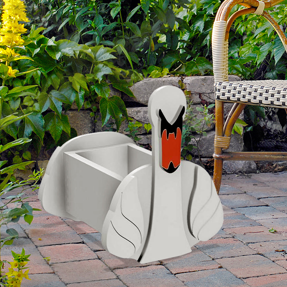 Schwan Blumenpot