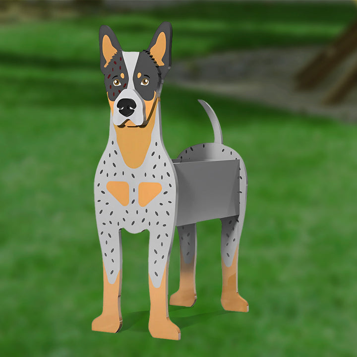 Australian Cattle Dog Flower Pot