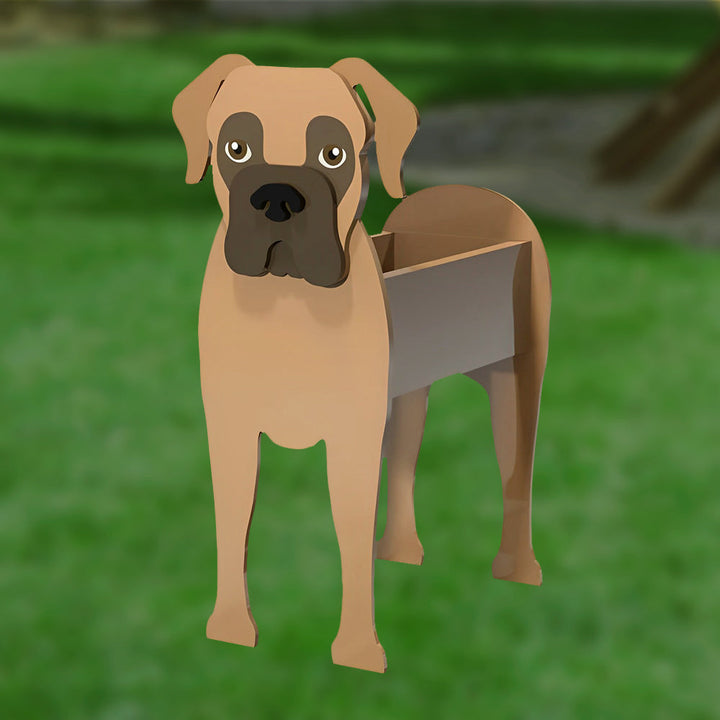 Boxer Flower Pot