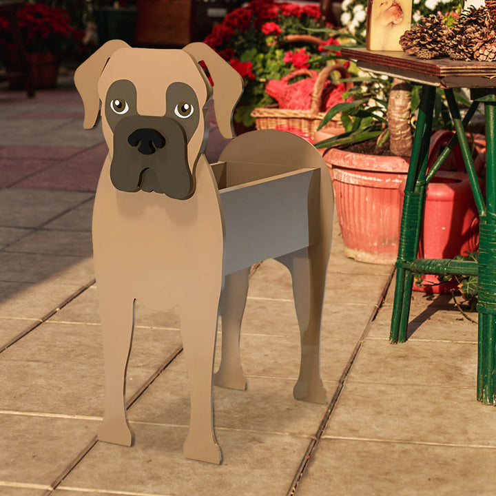 Boxer Flower Pot