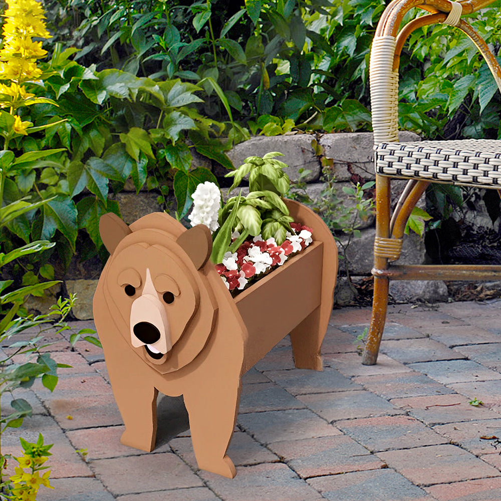 Brauner Bär Pflanzgefäß