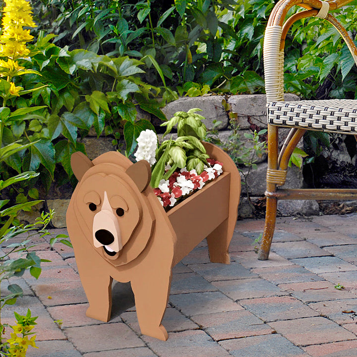 Brauner Bär Pflanzgefäß