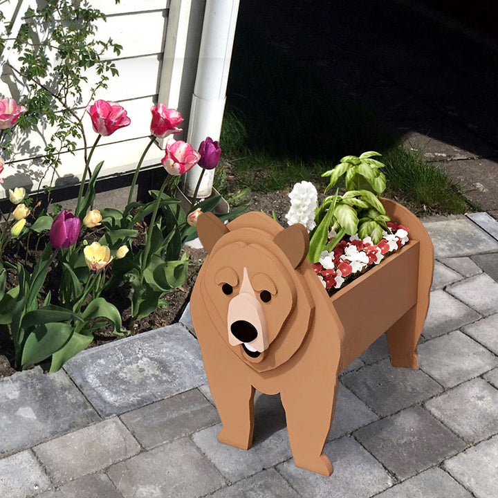 Brauner Bär Pflanzgefäß