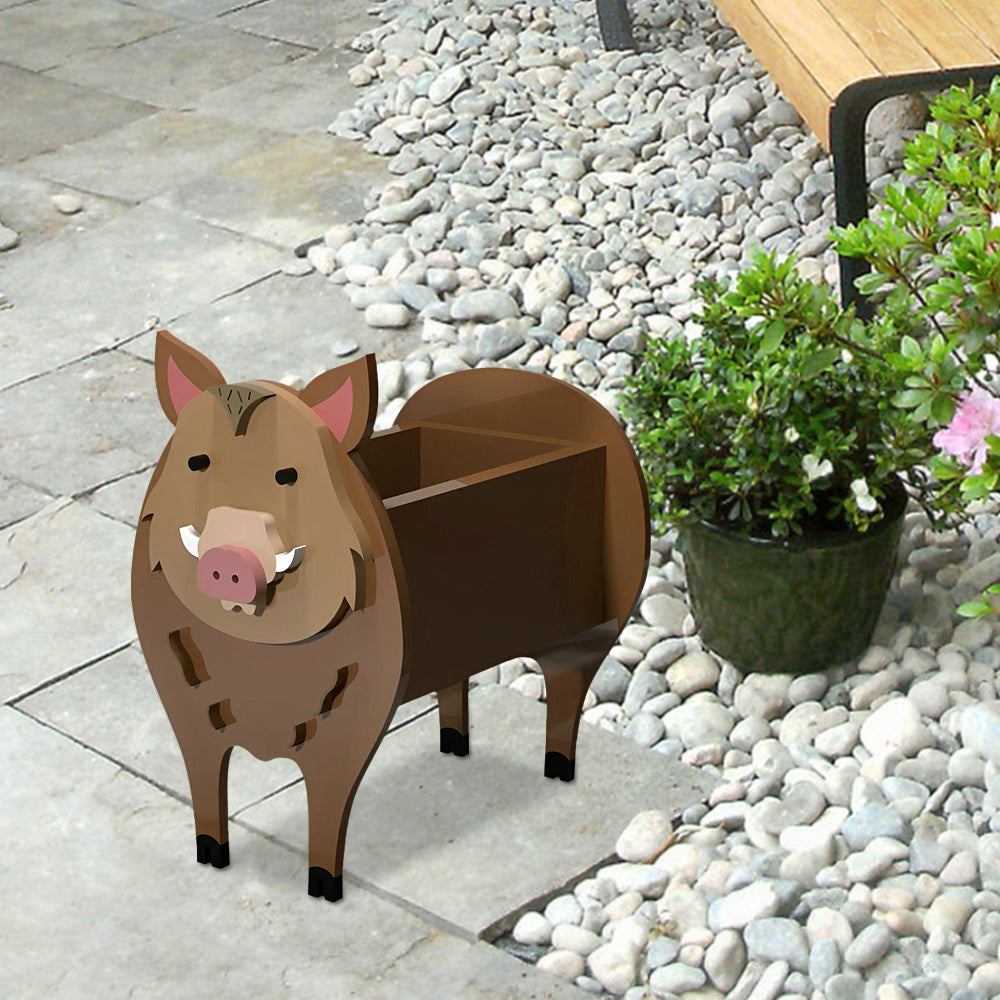 Wildschwein Pflanzgefäß