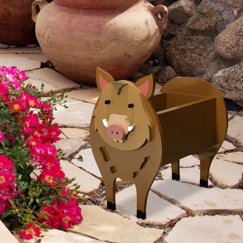 Wildschwein Pflanzgefäß