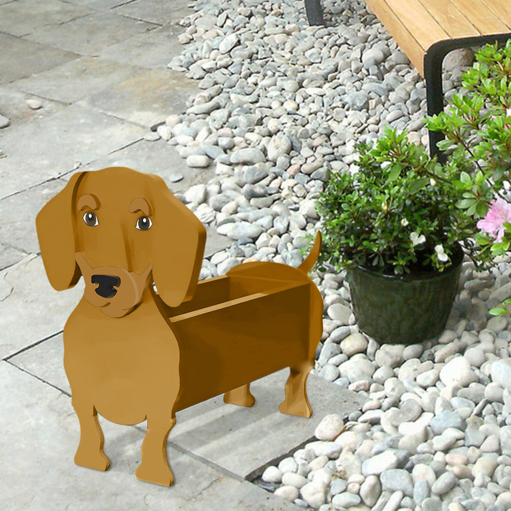Dachshund Flower Pot