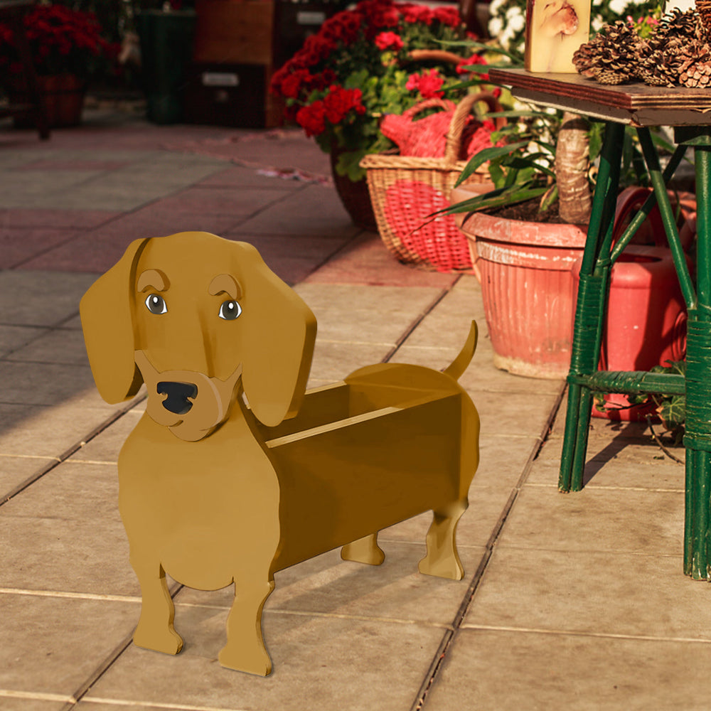 Dachshund Flower Pot