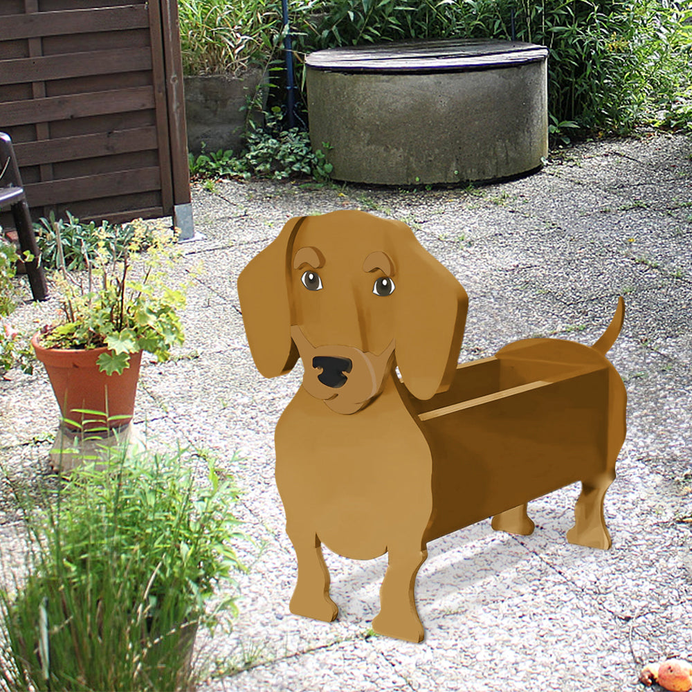 Dachshund Flower Pot