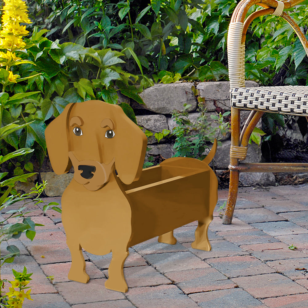 Dachshund Flower Pot