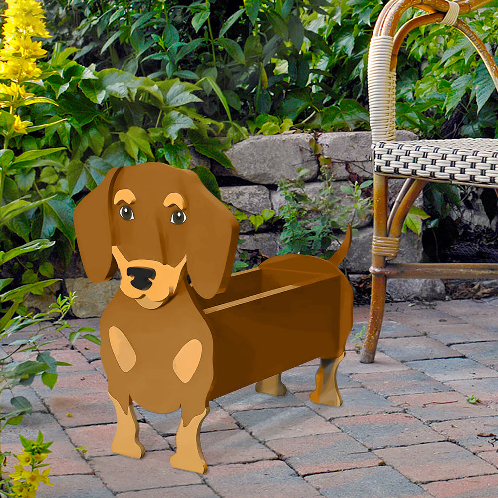 Dachshund Flower Pot