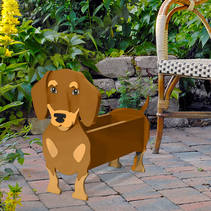 Dachshund Flower Pot