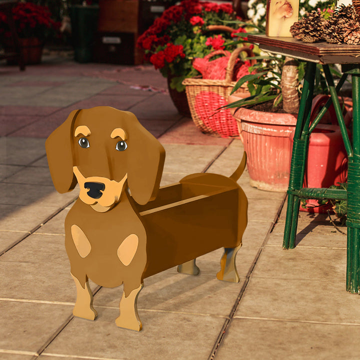 Dachshund Flower Pot
