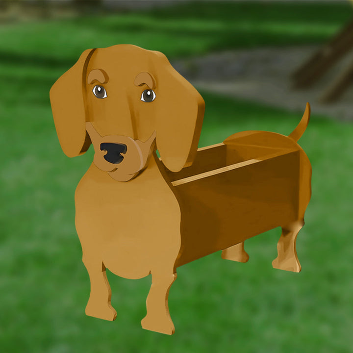 Dachshund Flower Pot
