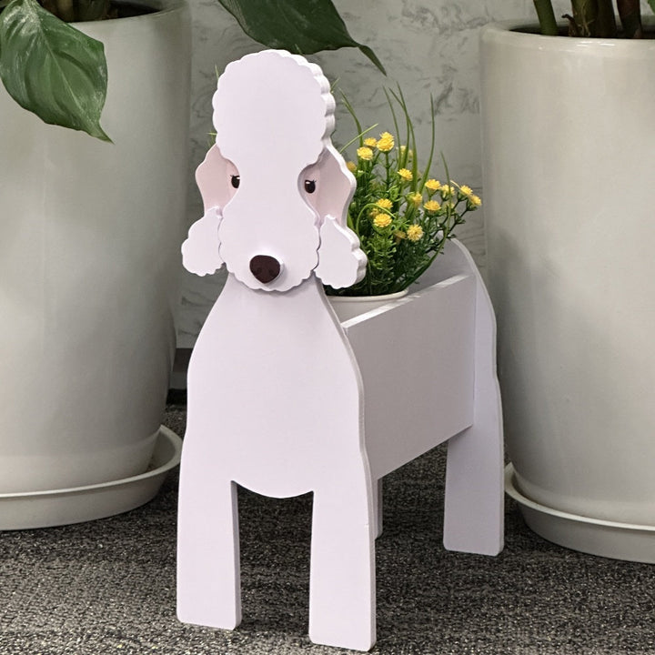 Bedlington Terrier Pflanzgefäß