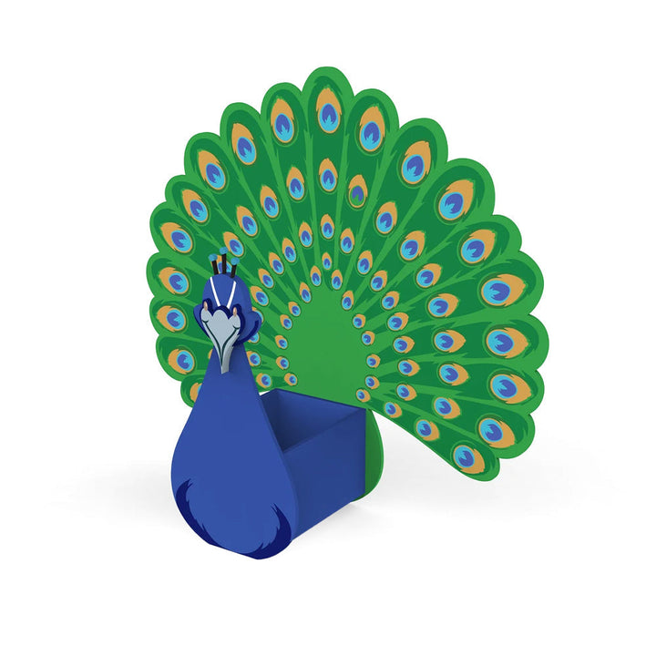 Pfau Blumenpot