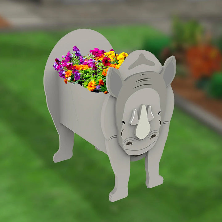 Nashorn Pflanzenkübel