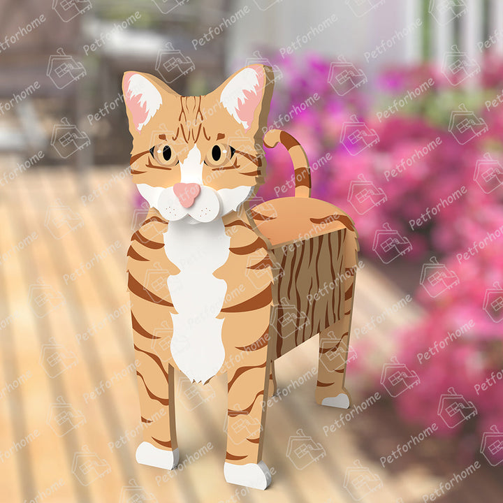 Rotschopfkatze Pflanzgefäß