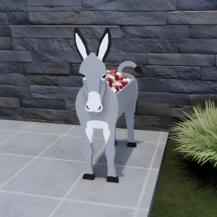 Blumentopf im Esel-Design