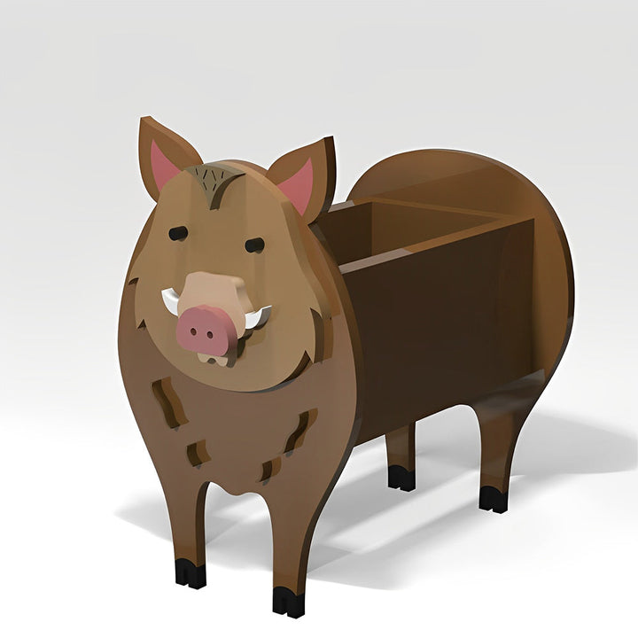 Wildschwein Pflanzgefäß
