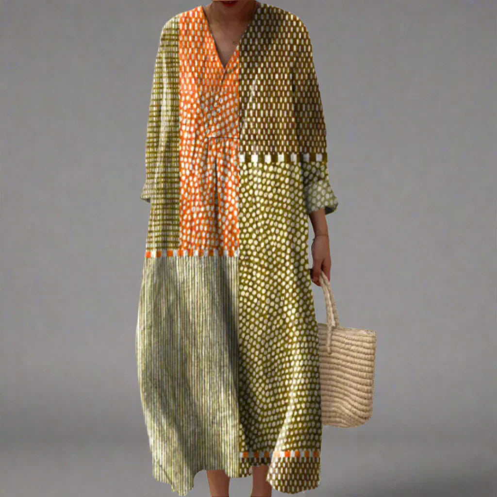 Elena – Gemustertes Kleid