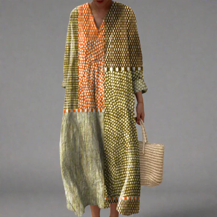 Elena – Gemustertes Kleid