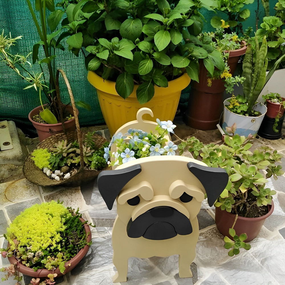 Blumentopf von Mops