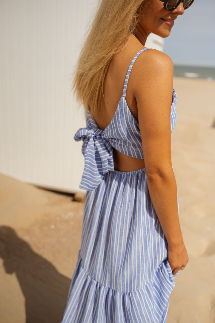 Lina | Streifen-Maxi-Kleid