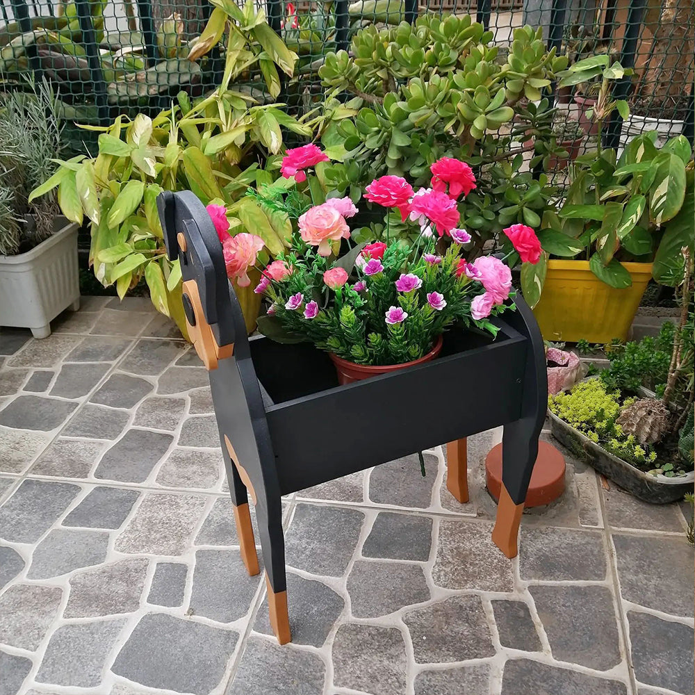 Rottweiler Flower Pot