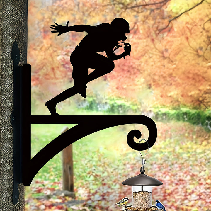 Rugby-Spieler Pflanzenhalter für Wand