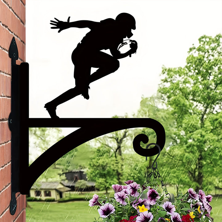 Rugby-Spieler Pflanzenhalter für Wand