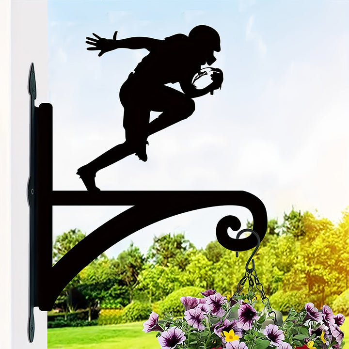 Rugby-Spieler Pflanzenhalter für Wand