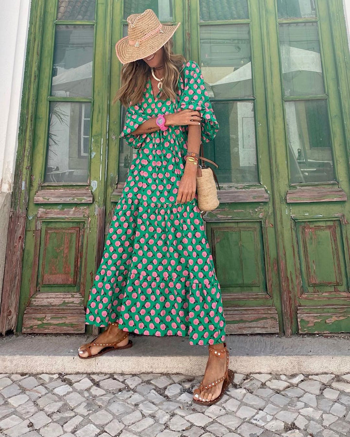 Elara – Bohemian Maxi Dress