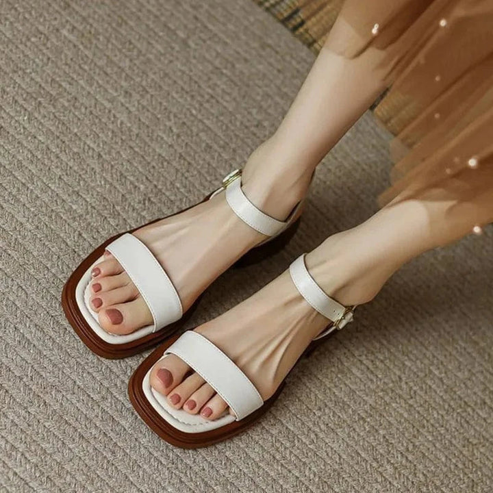 Clara Blockabsatz-Sandalen