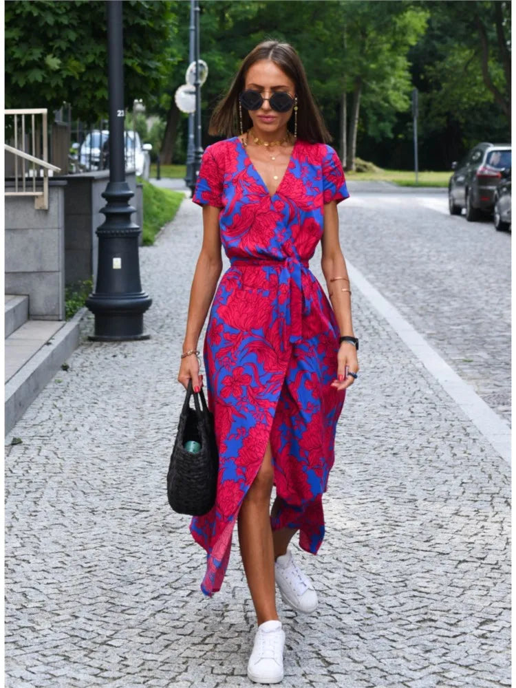 Nena | Stilvolles Wickelkleid