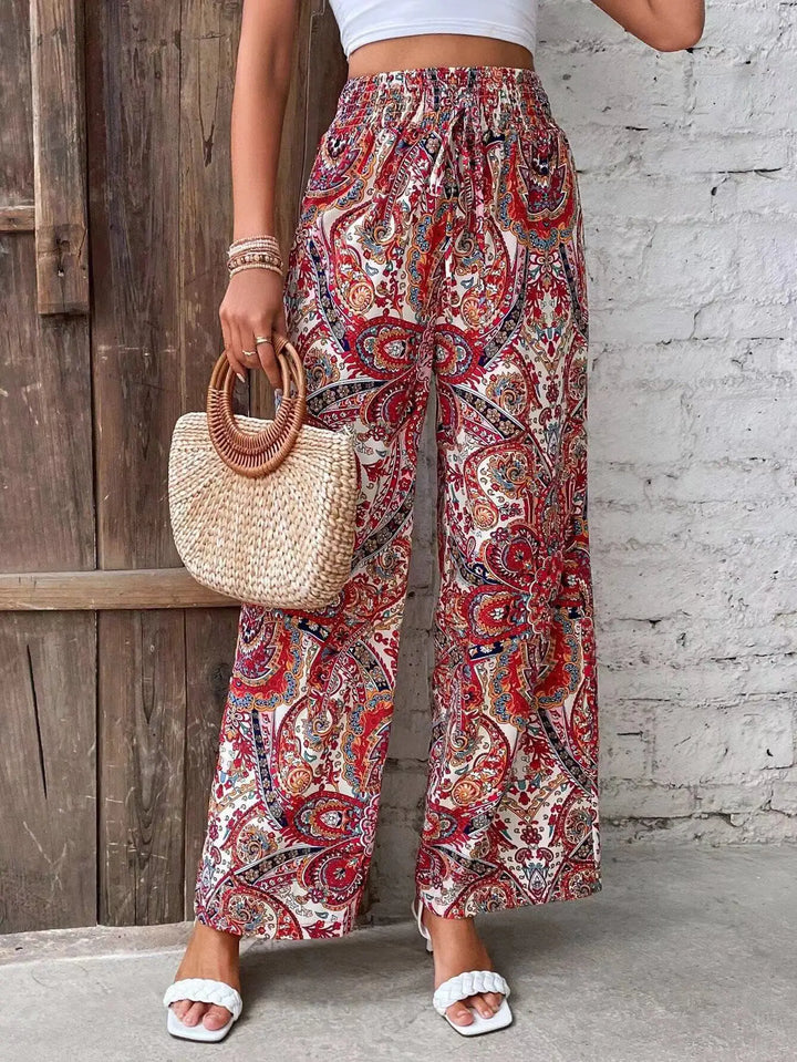 Analyn | Bohemian Wide-Leg Pants