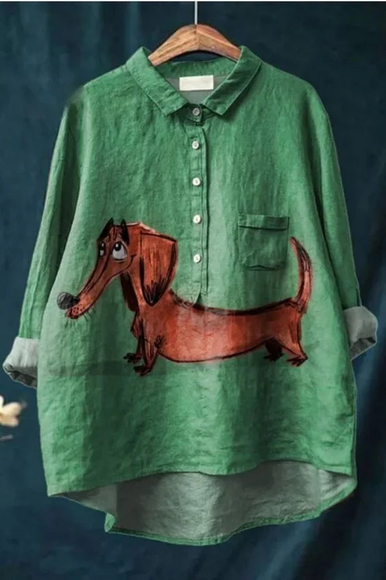 Sofie® | Bluse mit Hundemuster